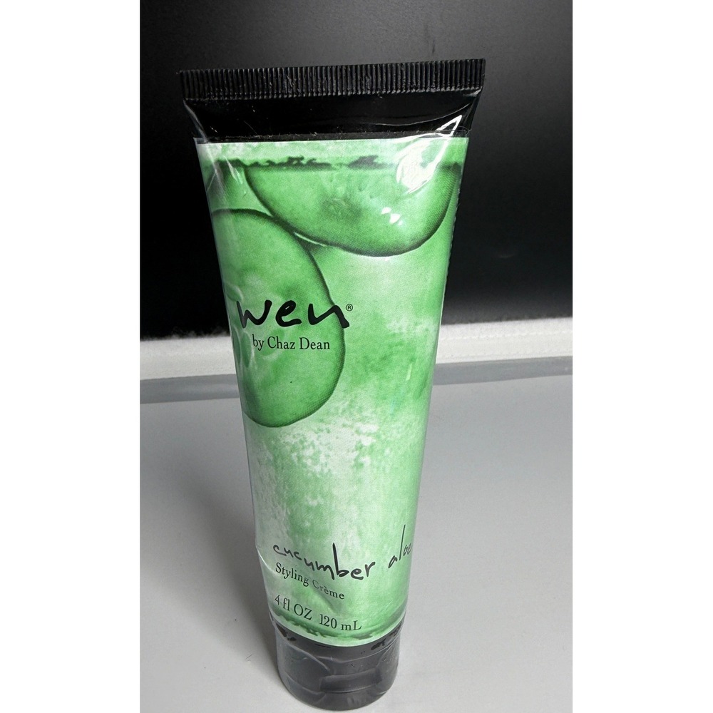 Wen by Chaz Dean Cucumber Aloe Styling Creme 4oz 120mL Frizz Control Shine New